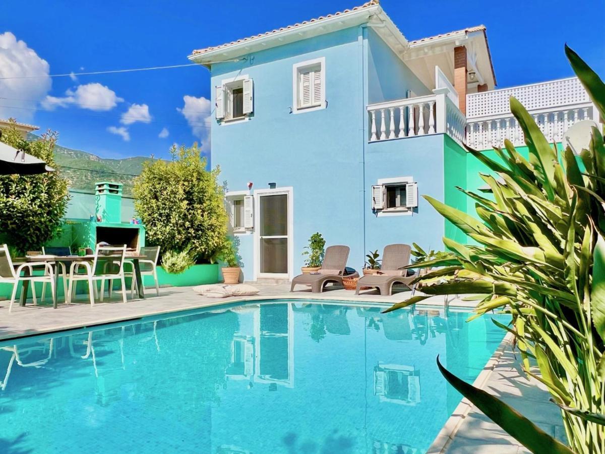 Villa Torre Marina With Private Pool In Nydri By Dadovillas Esterno foto