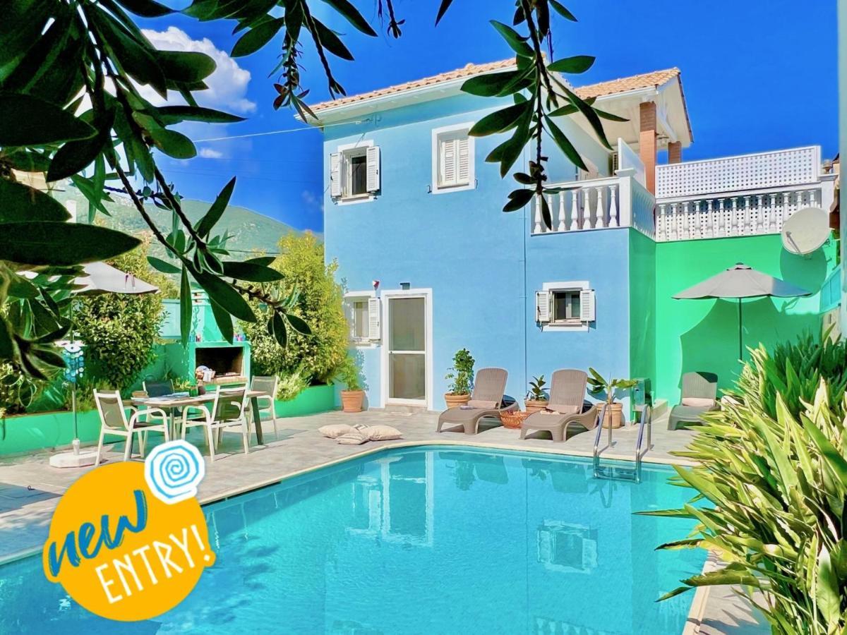 Villa Torre Marina With Private Pool In Nydri By Dadovillas Esterno foto